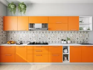 wooden kitchen cabinets
